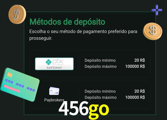 O cassino 456go oferece uma grande variedade de métodos de pagamento